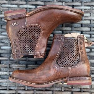 BED STU COBBLER SERIES Baylene Ankle Boots - Teak Driftwood